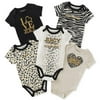 Juicy Couture Girls 0-9 Months Love 5-Pack Bodysuit (Black 0/3 Months)