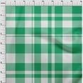 thumbnail image 4 of oneOone Rayon Green Fabric Check Dress Material Fabric Print Fabric By The Yard 56 Inch Wide, 4 of 4