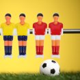 thumbnail image 4 of OUNONA 4Pcs Foosball Player Toys PVC Red Professional Design Table Football Parts for Fan Gear, 4 of 8