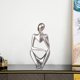 thumbnail image 3 of Escultura de , manualidades, estatuilla de escritorio, estantería de oficina en hogar, estatuas decorativas, decoración, regalos de Plata izquierda Soledad Estatua de resina abstracta, 3 of 8