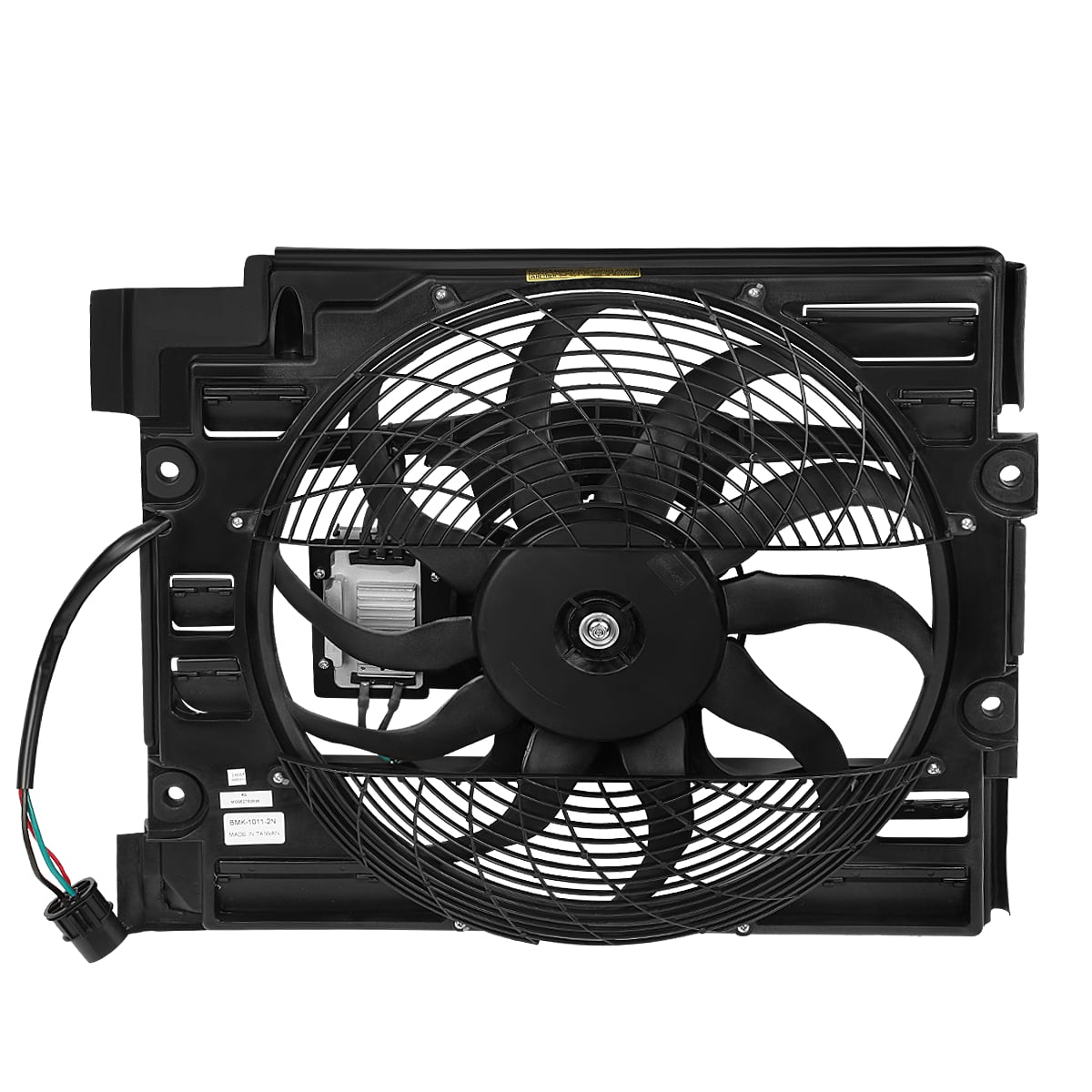 A-Premium Radiator Cooling Fan Assembly with Controller Replacement for BMW 525i 528i 530i 540i M5 1999-2003 