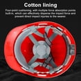 thumbnail image 4 of Rodiuiu Construction Security Helmet with Ventilation System Adjustable 4-Point Ratchet Suspension Industrial Work Head Protection ABS Hard Hat, 4 of 8