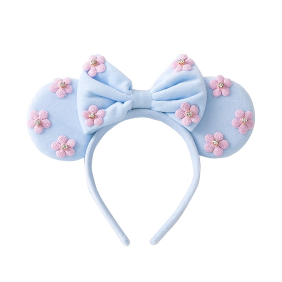 Diadema Mouse Ears KARETT, azul cielo, para mujeres y niñas
