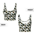 thumbnail image 6 of Goofa Sea ​​Urchin Printed Sports Bras for Women, High Impact Running Bra Workout Crop Tank Tops Longline Sports Bra Push up-Small, 6 of 9