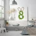 thumbnail image 6 of Easter Door Wreath, Easter Bunny-Shaped Wreaths for Front Door Decoration, Handmade Eucalyptus Green Leaves Wreath for Spring, Farmhouse Wreath for Wall Window Decor, 6 of 8
