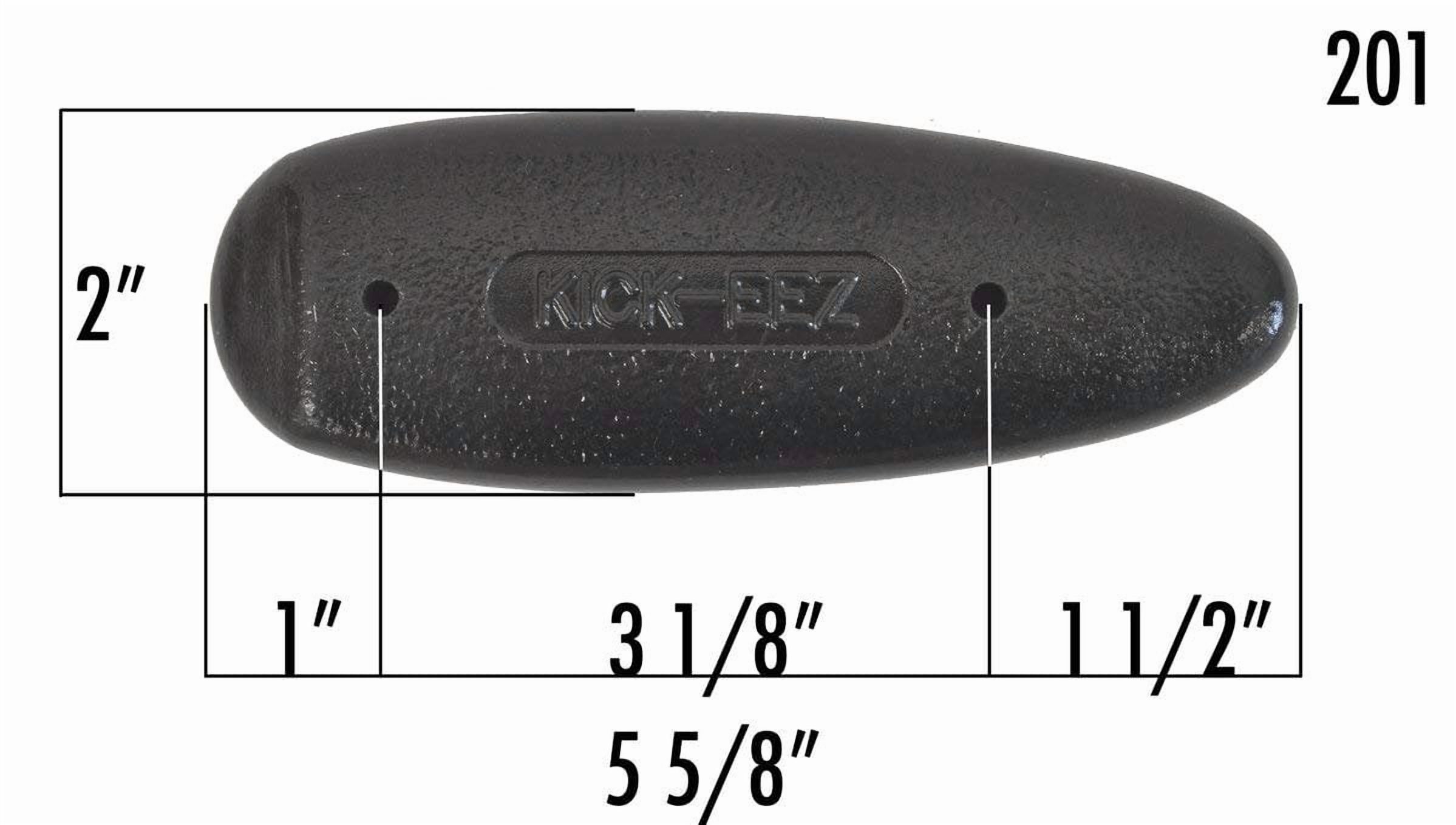 KICK-EEZ Sporting Clays Grind to Fit Recoil Pad 1-1/8" Thick Large