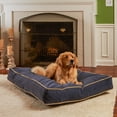 thumbnail image 3 of Happy Hounds Buster Rectangle Pillow Style Dog Bed, Denim, Large (48 x 36 in.), 3 of 8