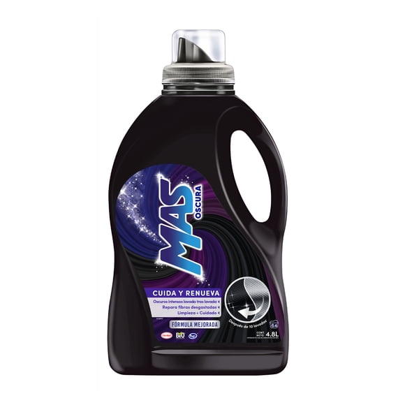 Detergente líquido MAS oscura 4.8 l