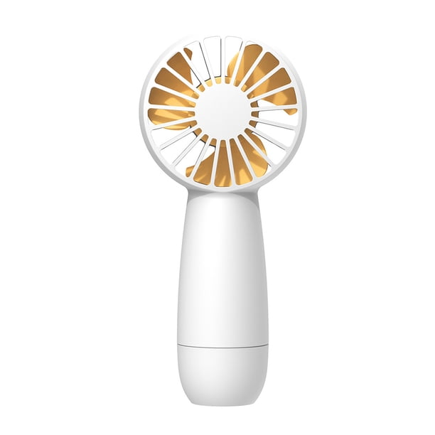 Billuyoard Mini ventilador de mano 3 velocidades ajustable hogar dormitorio escuela gimnasio pequeños ventiladores portátil verano viaje Picnic Electrodomésticos Blanco Billuyoard HA074340-01