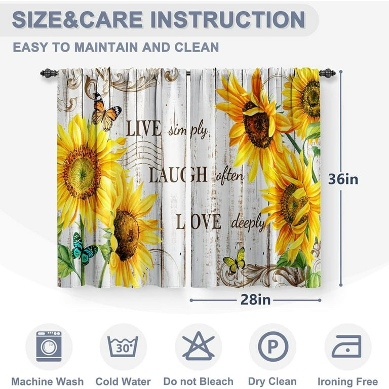 Vintage Teal Wooden Kitchen Curtains: Farmhouse Plank Eucalyptus