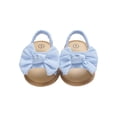 thumbnail image 4 of SUNSIOM Toddlers Kids Stitching Shoes, Back Strap Slippers with Decorative Bow, 4 of 10