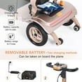 thumbnail image 2 of TopMate ES40 Mobility Scooters for Adults Lightweight, Foldable Electric Powered Scooter for Seniors with Removable Battery, LED Headlights & Storage Bag - Rose Gold Black, 2 of 7