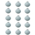 thumbnail image 1 of Adornos navideños de terciopelo flocado | Juego de 15 bolas colgantes de plástico de 8 cm para decorar el árbol | Esferas decorativas navideñas para el hogar, la chimenea y el porche, 1 of 5