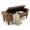 Yellowish-brown, variant on Dycanpo 50"L X 19" H Storage Bench with Arms, Upholstered, for Bedroom, Linen Color