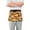 Bats on Orange, variant on Server Apron with 3 Pockets Waterproof Waitress Waist Short Apron for Man Woman Snow Aurora 12 Inches