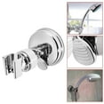 thumbnail image 2 of Qweryboo 2 Pcs Adjustable Shower Head Holder, Removable Suction Cup Shower Head Bracket, No Drill Relocatable Handheld Showerhead Holder with Chrome Polished for Bathroom, 2 of 7