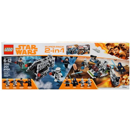 LEGO Star Wars 66596 Super Battle Pack 2 in 1 Includes 75206 Jedi and Clone Troopers and 75207 Imperial Patrol (Best Deals On Lego Sets)