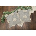 thumbnail image 3 of Lr Home Xavia Set of 2 18" x 18" Gray/Ivory Floral Tufted Cotton Adult Decorative Throw Pillow Set, 3 of 4