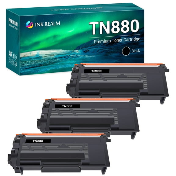 Compatible Toner Replacement for Brother TN-880 HL-L6200DW MFC-L6700DW MFC-L6800DW HL-L6200DWT HL-L6300DW MFC-L6900DW Printer ink(Black, 3-Pack)