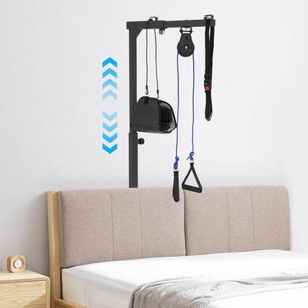 Multifunctional Standing Frame & Stand Up Assist Bar, Bed Lift for Elderly Black