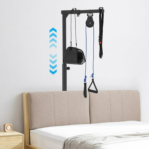 Multifunctional Standing Frame & Stand Up Assist Bar, Bed Lift for Elderly Black