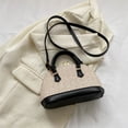 thumbnail image 4 of Bolsas cruzados de concha Bolsas casuales tejidos a mano Portátiles para vacaciones (Negro) Likrtyny Para Estrenar, 4 of 9