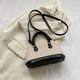 thumbnail image 4 of Bolsos cruzados de concha Bolsos casuales tejidos a mano Portátiles para vacaciones (Negro) Sywqhk Para Estrenar, 4 of 8