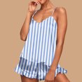 thumbnail image 2 of Jamicy Loungewear Sets for Women Summer Home Wear Women Cami Tank Pajamas Sets Shorts Pj Set Summer Sleeveless Soft Sleepwear Womens Pajamas, 2 of 8