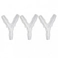 thumbnail image 1 of 3 Piece Equal Diameter Y-piece Silicone Hose Tee Fitting, 1 of 5