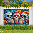 thumbnail image 6 of Colorful Design Day of the Dead Festive Banner Skull Decoration Mexican Festival for Celebrations Cultural Events Parties, 6 of 8