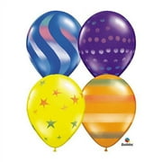 Burton & Burton Gen 16" Spray Decorated Balloons, Pack Of 50