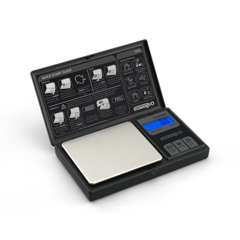 CLASSIC Digital Mini Scale 1000g x 0.1g Black