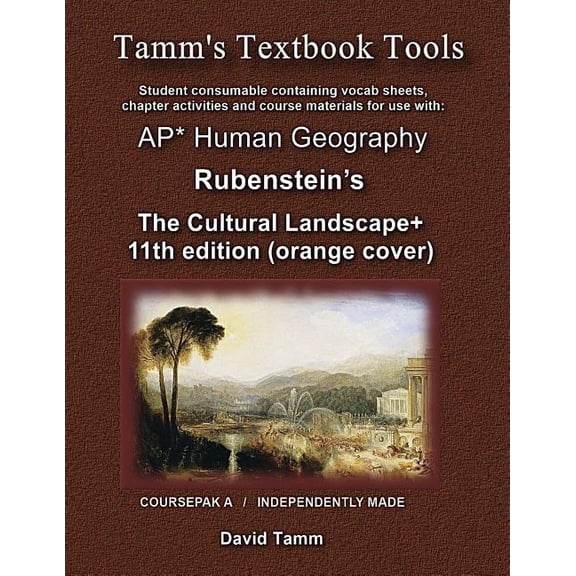 Tamm's Textbook Tools: The Cultural Landscape 11th edition  Student Workbook (Paperback)