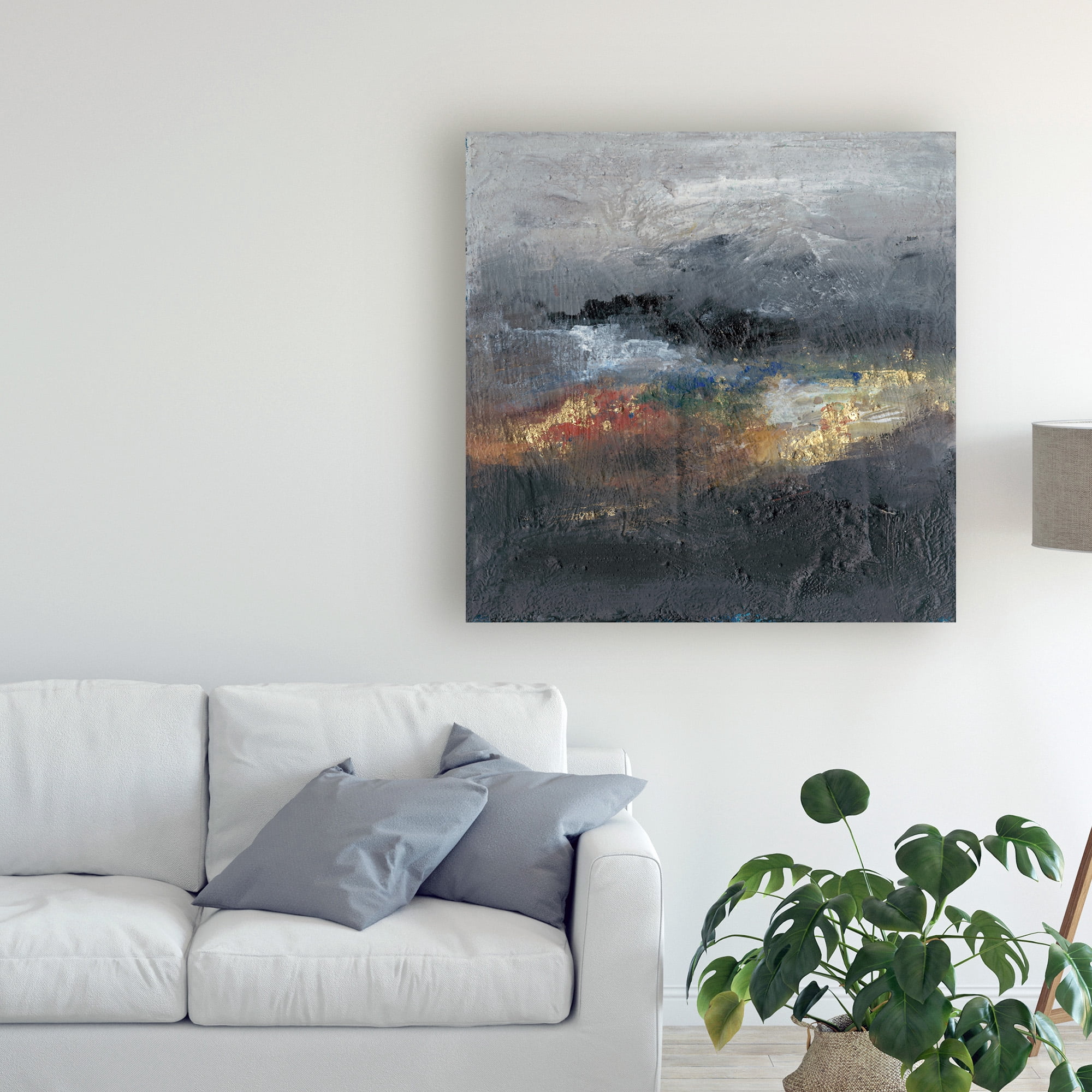 Trademark Fine Art 'Mountains in the Mist III' Canvas Art by Joyce Combs