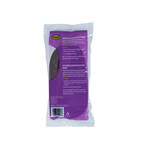 M-D Building Products 50007 1/2 in. X 42 in. Brown Premium Air Conditioner Weatherseal for Window Units