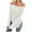 White, variant on XFLWAM Women's Off Shoulder Knitted Sweater Long Sleeve Side Slit Pullover Tops Sexy Trendy Y2k Aesthetic Clothes XL