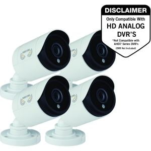 Xe262h 10 Cam - 4PK 1080P HD ADD -ON BULLET CAM NIGHT VISION 60FT CABLE/CAMERA