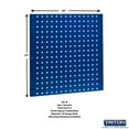 thumbnail image 3 of Triton Products® LB1-BKit (2) 24 In. W x 24 In. H x 9/16 In. D Blue Epoxy 18-Gauge Steel Square Hole Pegboards with 46 pc. LocHook Assortment, 3 of 6