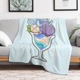 thumbnail image 7 of Pokemon Eevee Glaceon Throw Blanket Cute Flannel for Boys Girls Men Women, 7 of 7