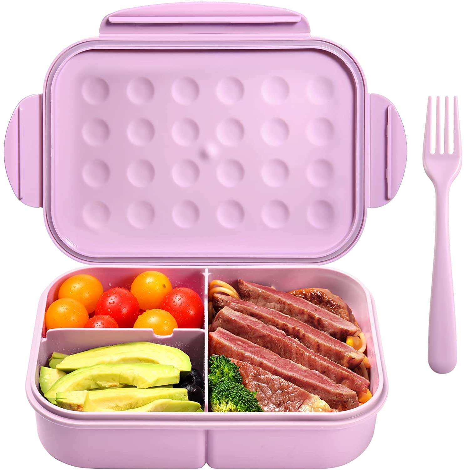 .com: TARLINI Kids Bento Box, Leakproof Lunch Containers, Cute Lunch  Boxes for Kids With Utensils, Chop…