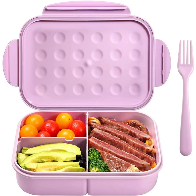 1pc Lunch Box With Cutlery Set 800ml Portable Bento Box Student Office  Worker Indoor Outdoor Lunch Box For Women Men Children Adults Kitchen  Accessories Household Items, Check Out Today's Deals Now