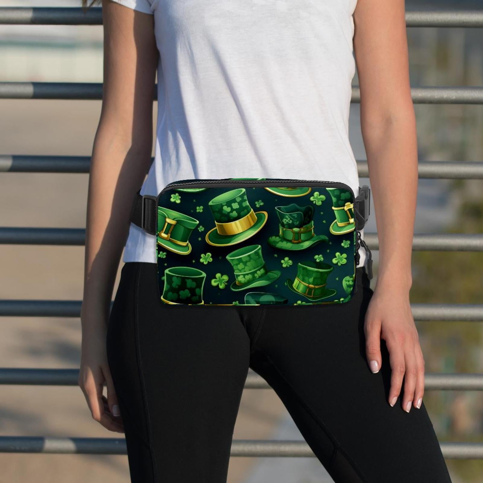St. Patrick's Day Fanny Packs Running Belt Belt Bag Lightweight Adjustable with Extension Strap Unisex
