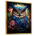 thumbnail image 2 of Designart "Enchanted Owl'S Fantasia II" Animals Owl Floater Framed Canvas Art Print, 2 of 5