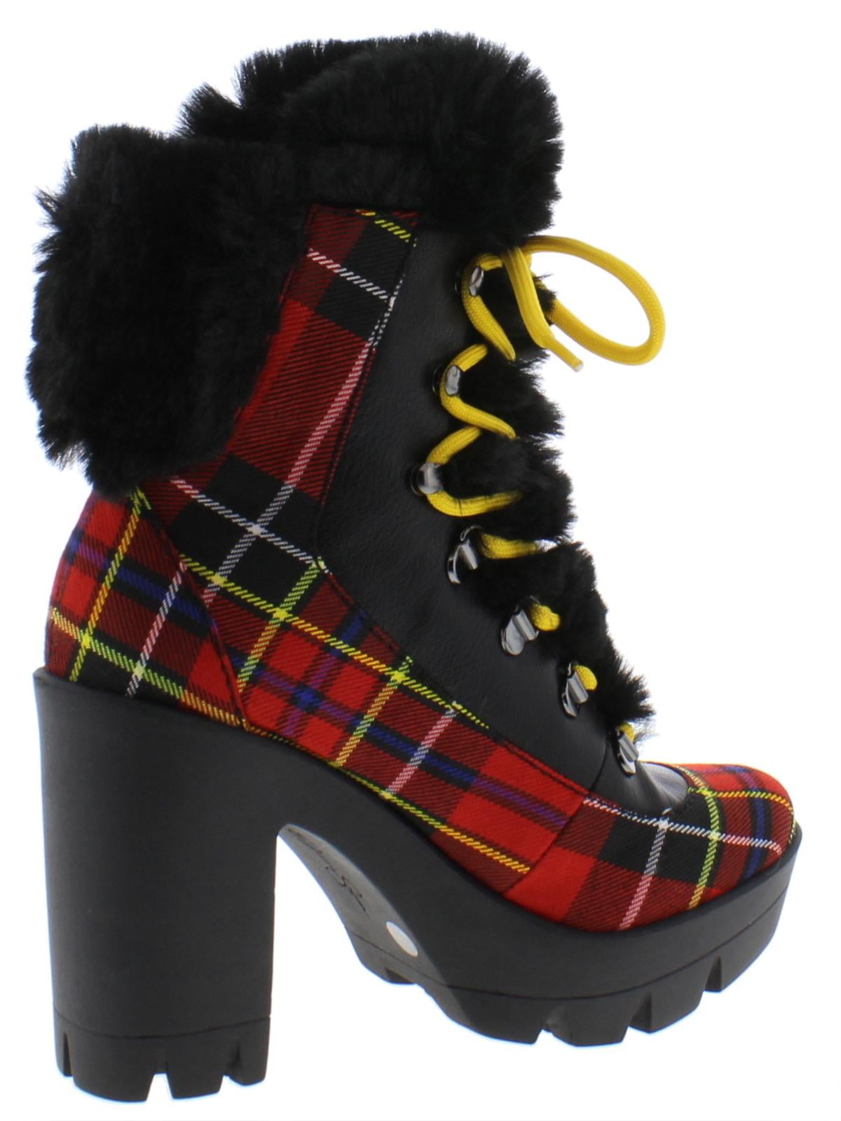 jessica simpson mikah plaid boots