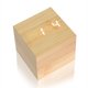 thumbnail image 3 of Cubo De Madera Moderno Diseño Digital Led Despertador De Escritorio Control De Voz Termómetro Temporizador Calendario seitruly HA025891-04, 3 of 5