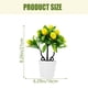 thumbnail image 5 of unbranded 2Ud De Árbol Falso Amarillo Para Bodas Banquetes Y Hogar Con Material Resistente, 5 of 6