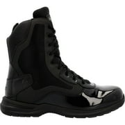 Rocky Cadet 8 Black Side Zip Public Service Boot, Black, Size 12.5(M)