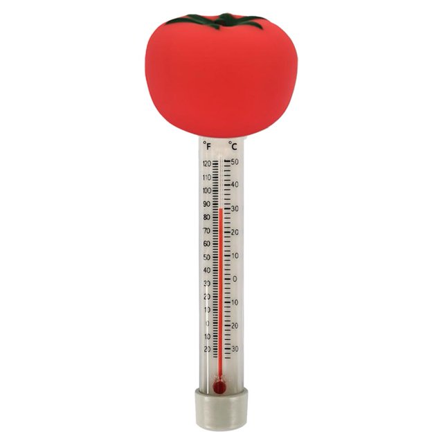 Swimming Pool Thermometer,Cute Fruit Floating Pool Thermometer, Easy to Read,Fish Shape Pool Thermometers for Swimming Pool,Spa,Hot Tub,Ice Bath,Fish Pond
