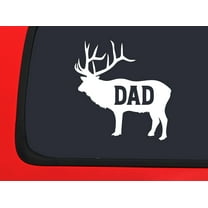 Car Sticker Buck Nature Hunting Rifle Bow Hunter Deer Car Window Decal  Sticker White Inch, Hunting Window Decals