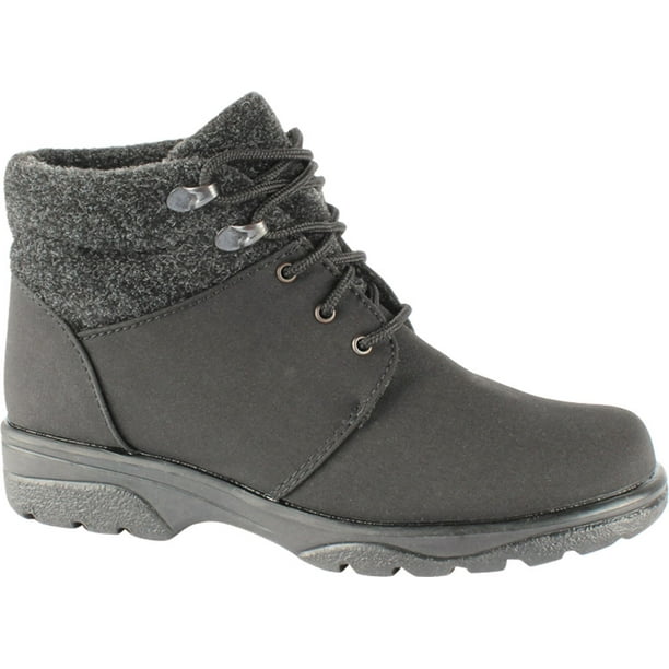 Toe Warmers Women's Toe Warmers Trek Waterproof Ankle Boot Black/Black 8.5 4E